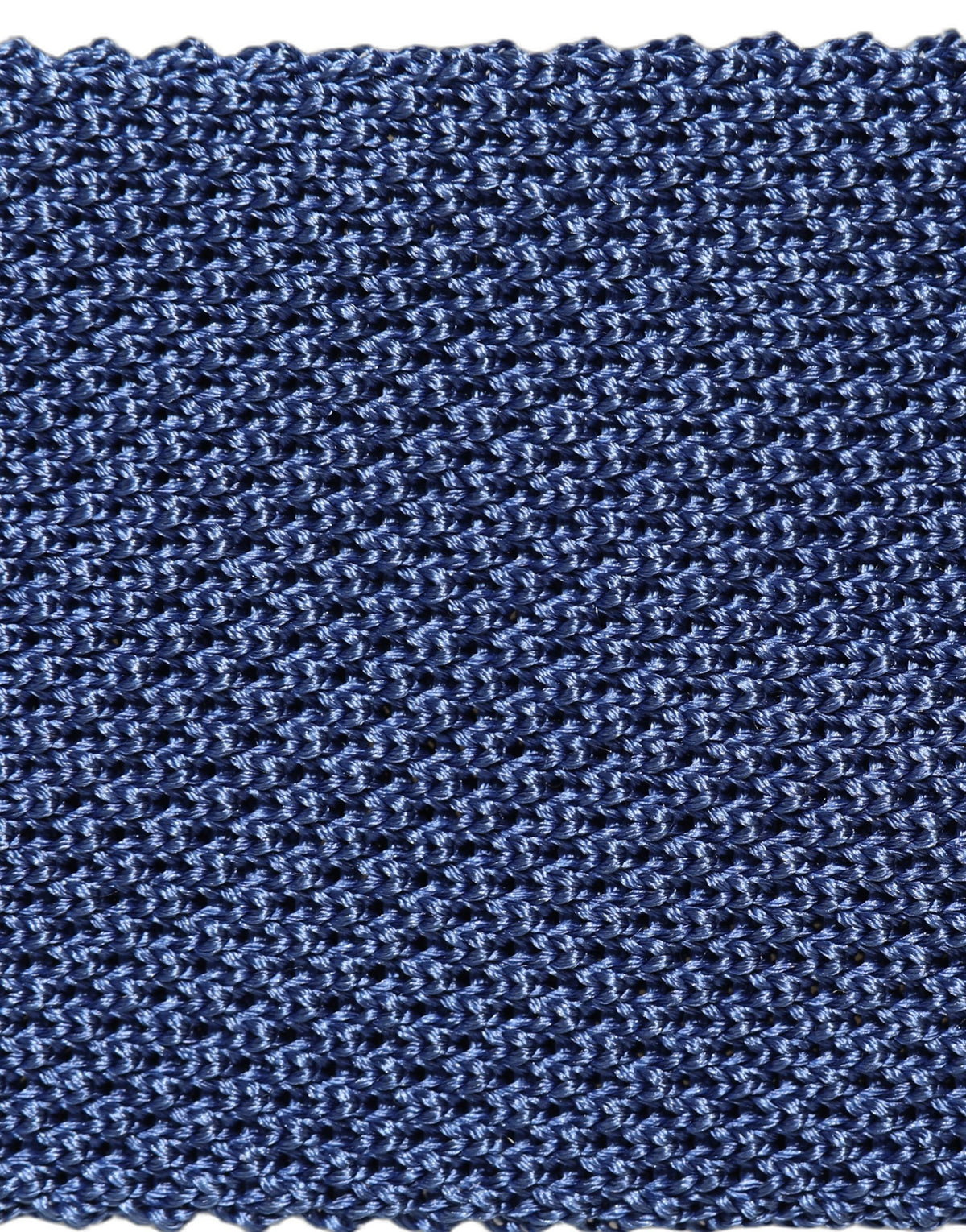 Dolce & Gabbana Men Blue Silk Knitted Skinny Adjustable Tied Necktie Tie