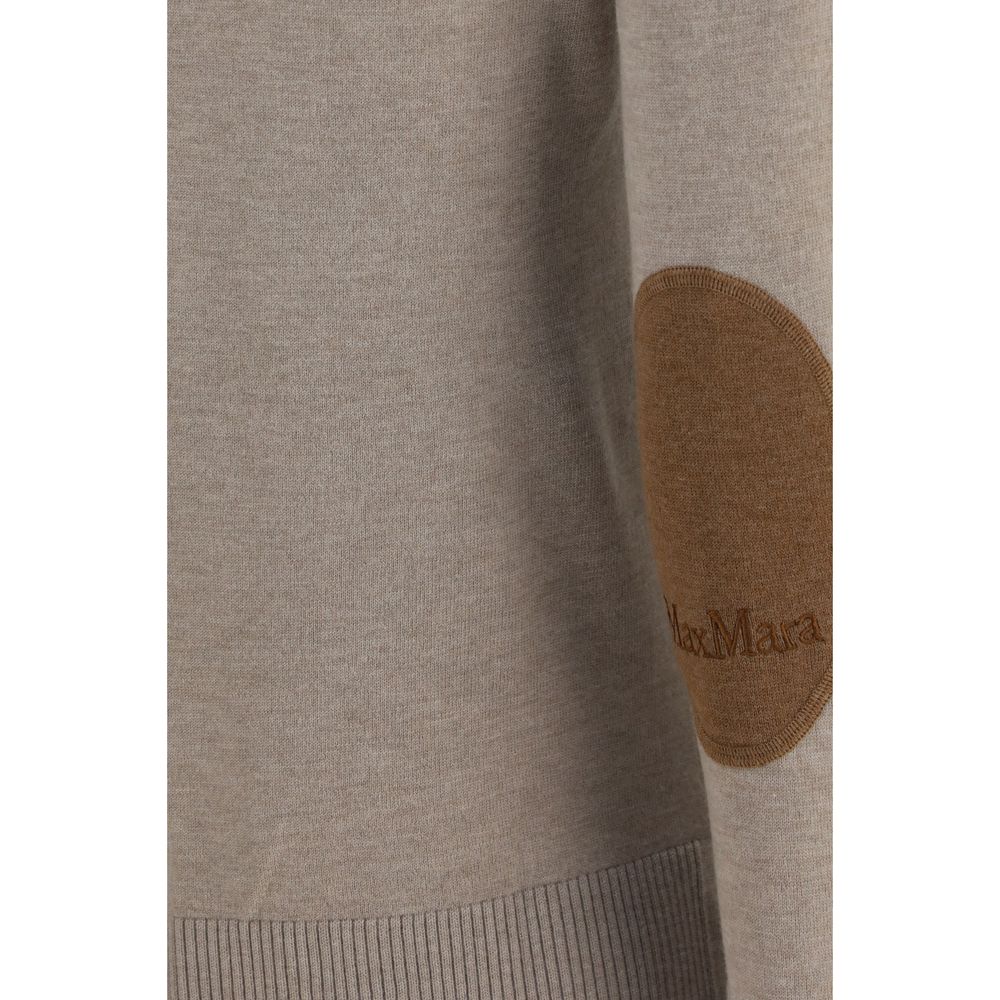 'S Max Mara Beige Wool Turtleneck