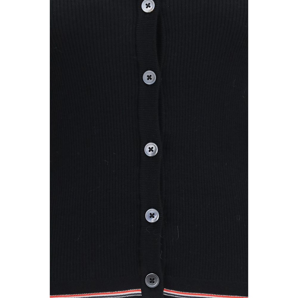 Thom Browne Black Wool Cardigan