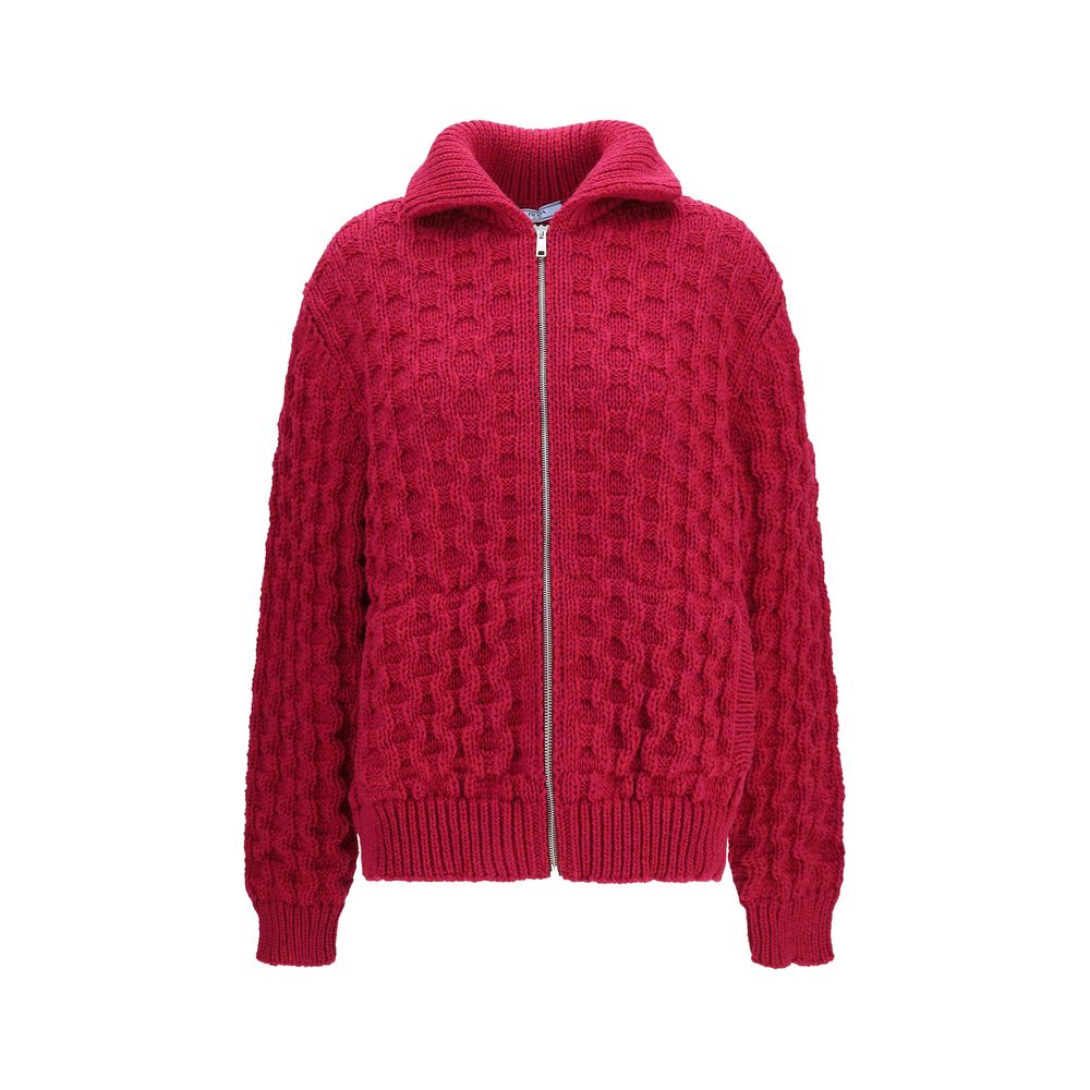 Prada Multicolor Wool Cardigan