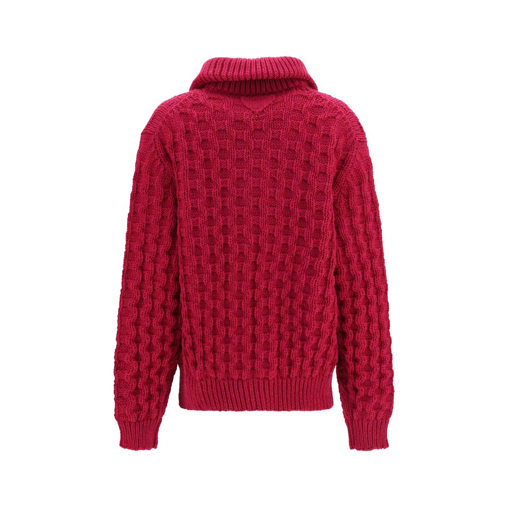 Prada Multicolor Wool Cardigan