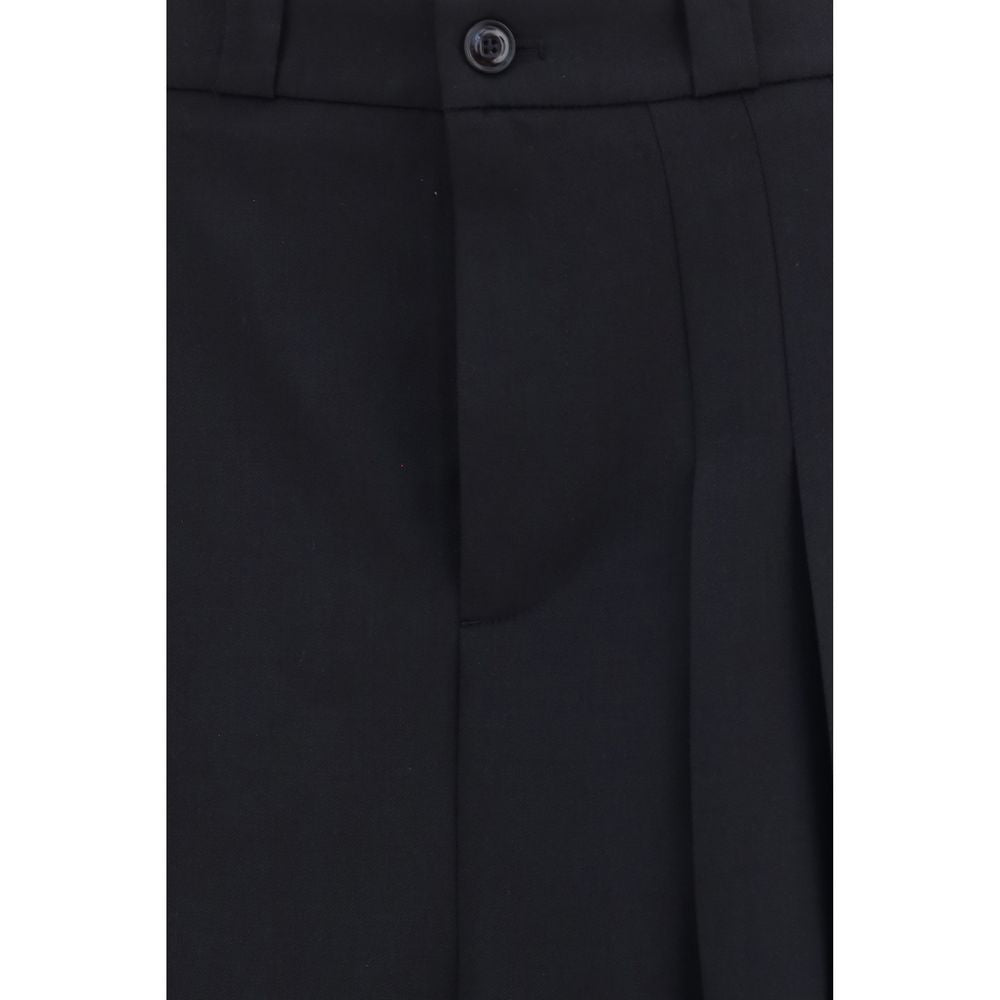Our Legacy Black Wool Midi Skirt