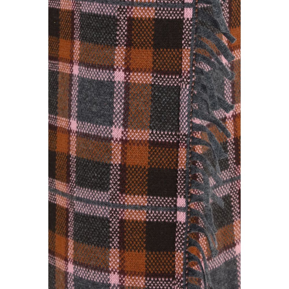 Guest in Residence Brown Wool Midi Skirt