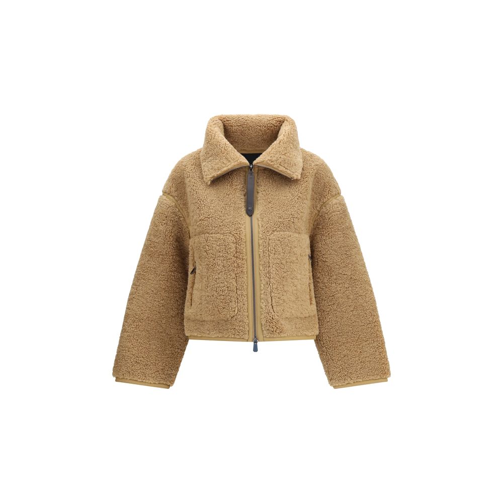 PINKO Beige Full-Length Jacket