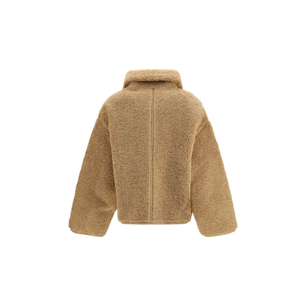 PINKO Beige Full-Length Jacket