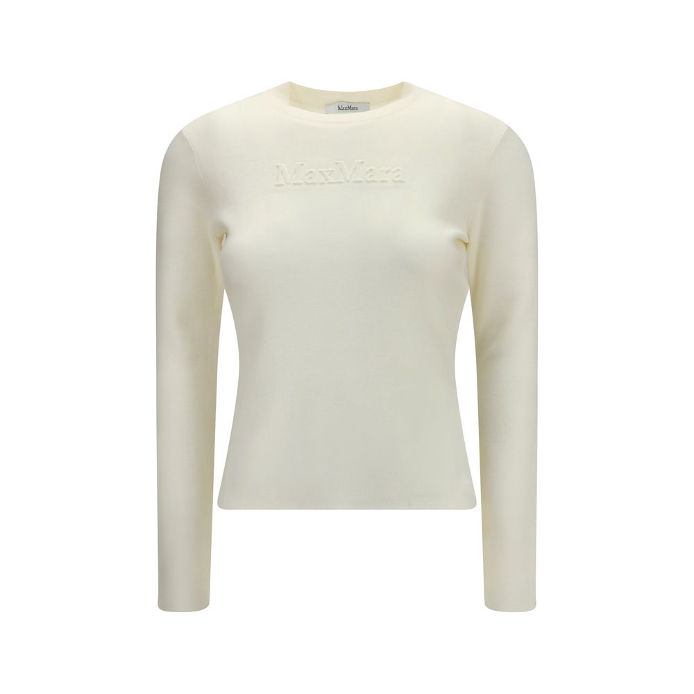 Max Mara White Wool Sweatshirt