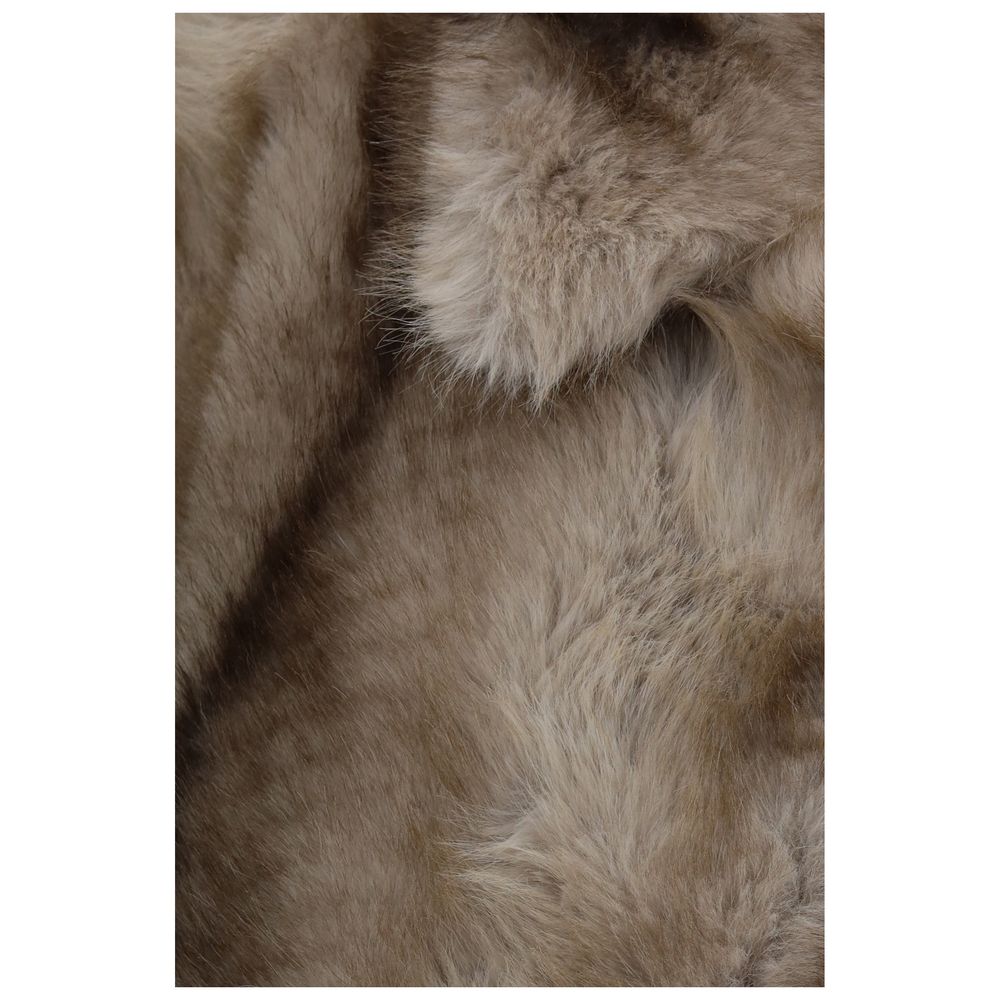 Max Mara Gray Full-Length Jacket