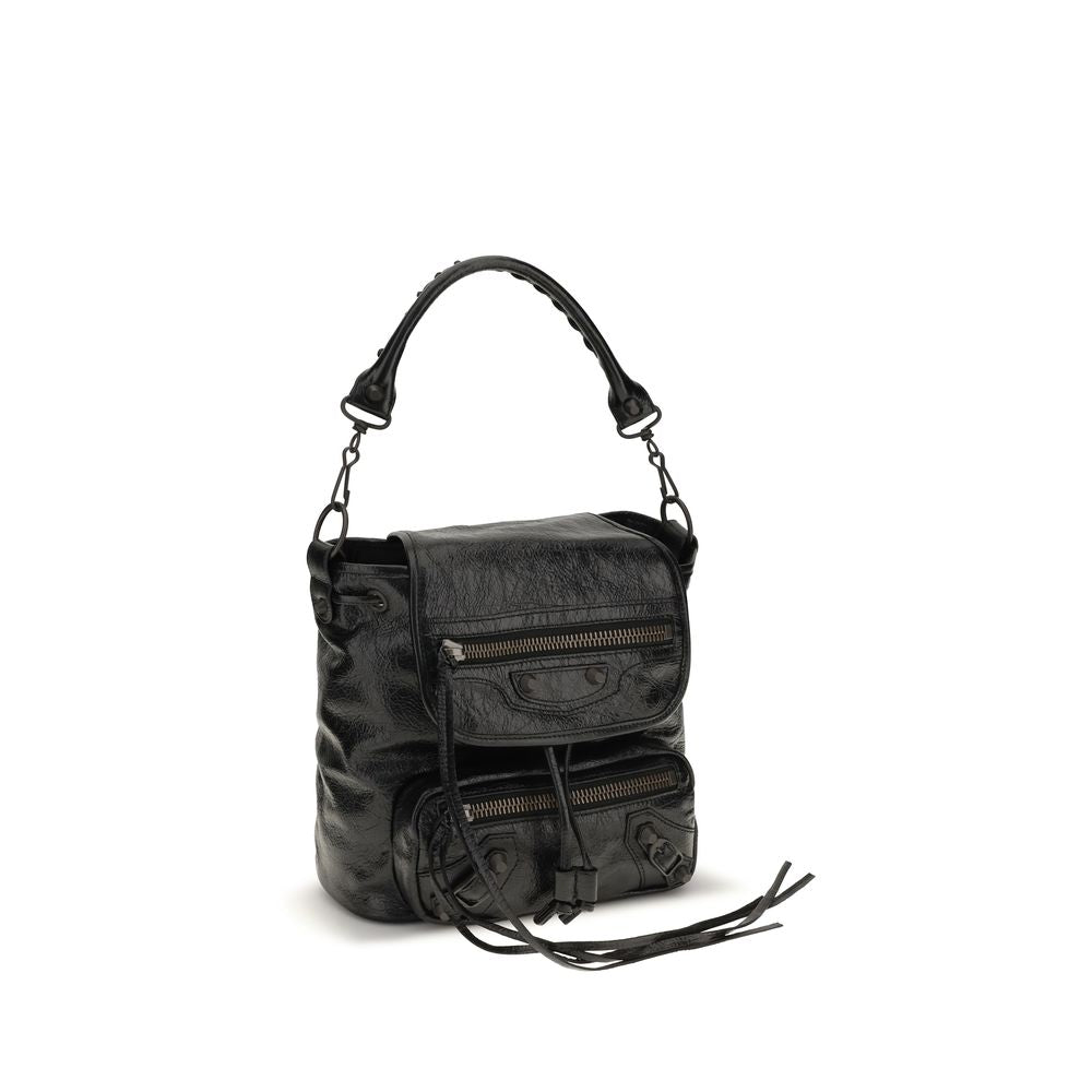 Balenciaga Black Aries Backpack