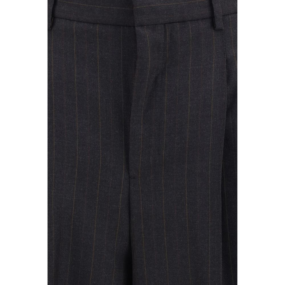 Ami Paris Black Wool Dress Pants