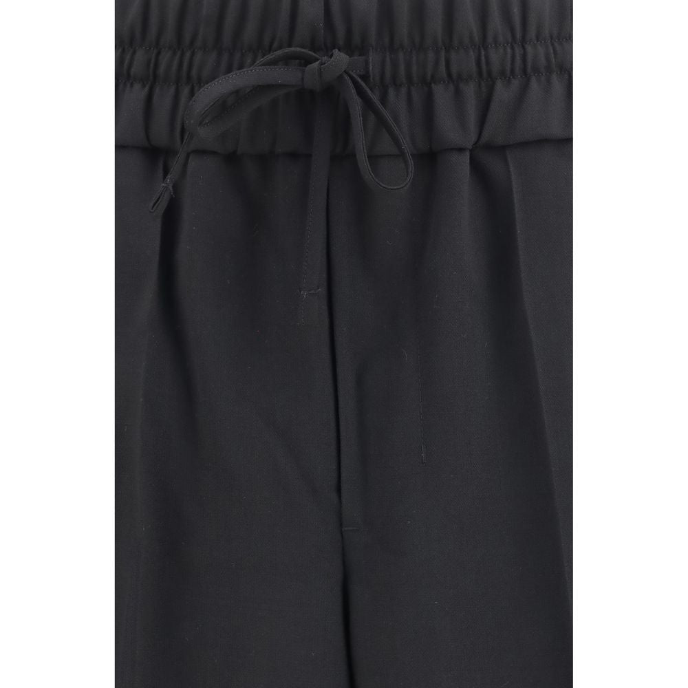 Ami Paris Black Wool Casual Pants