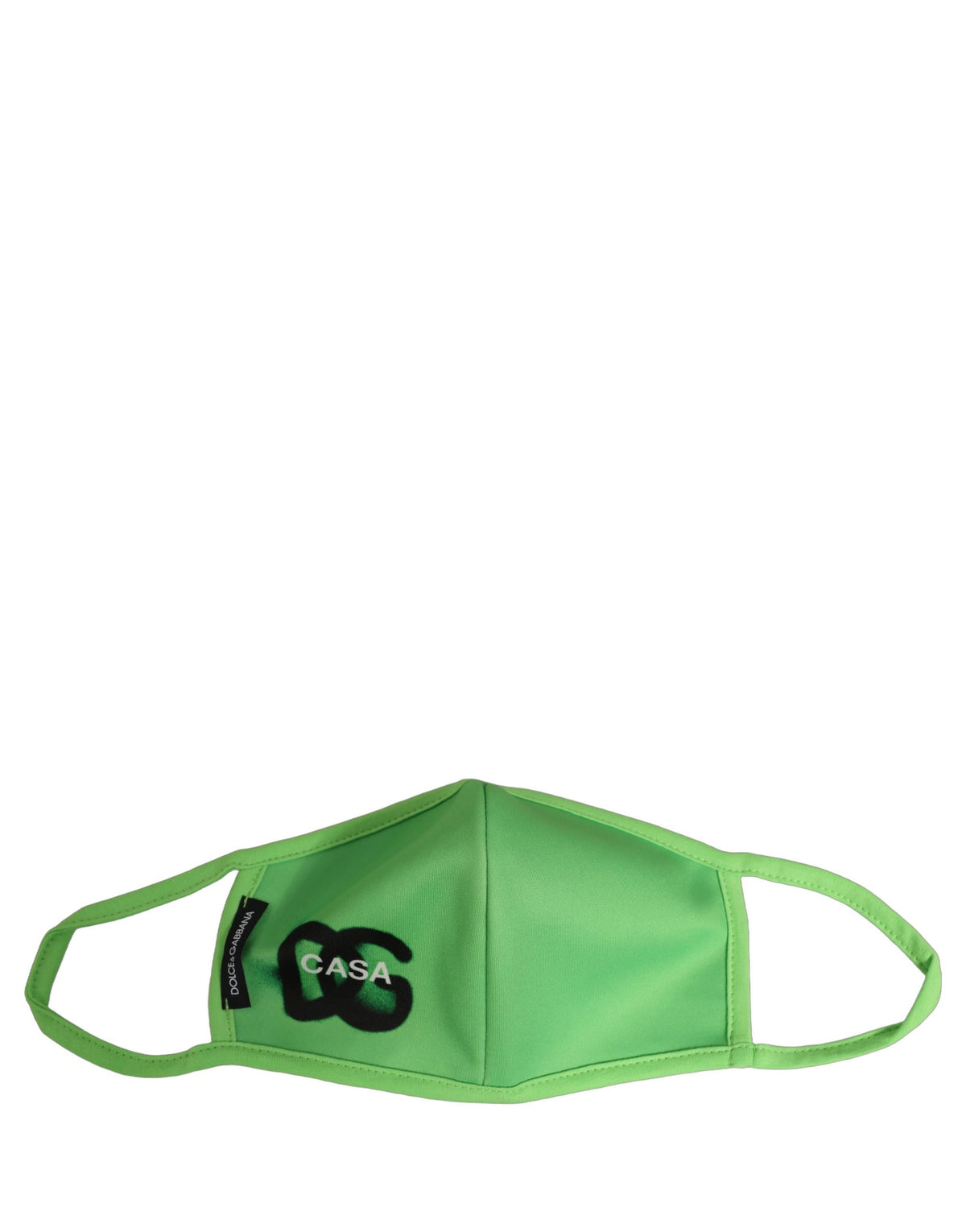 Dolce & Gabbana Green DG CASA Logo Elastic Ear Strap Face Mask