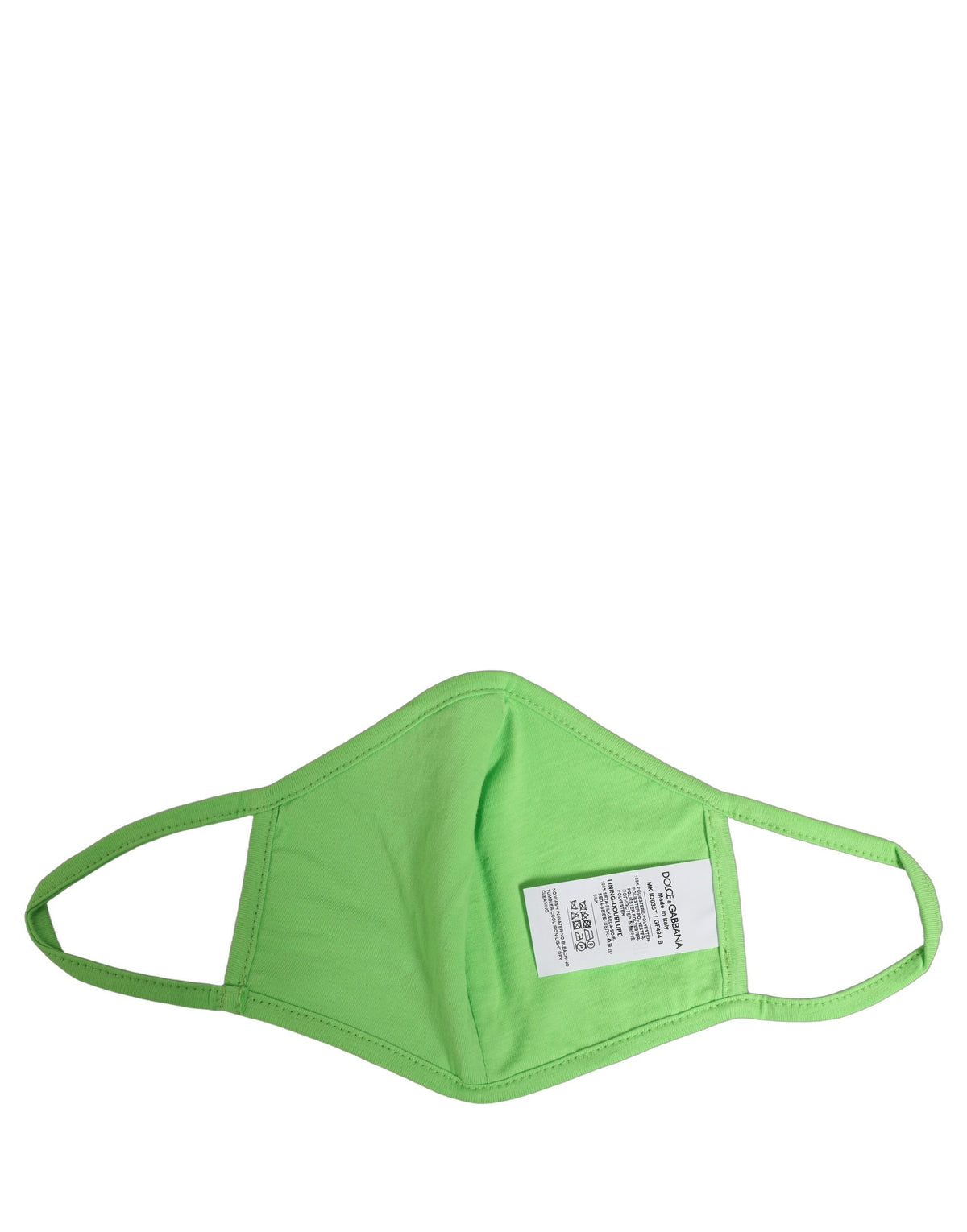 Dolce & Gabbana Green DG CASA Logo Elastic Ear Strap Face Mask