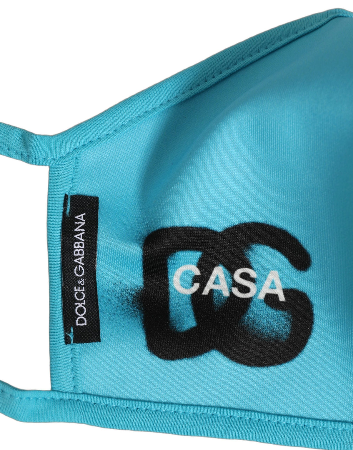 Dolce & Gabbana Blue DG CASA Logo Elastic Ear Strap Face Mask