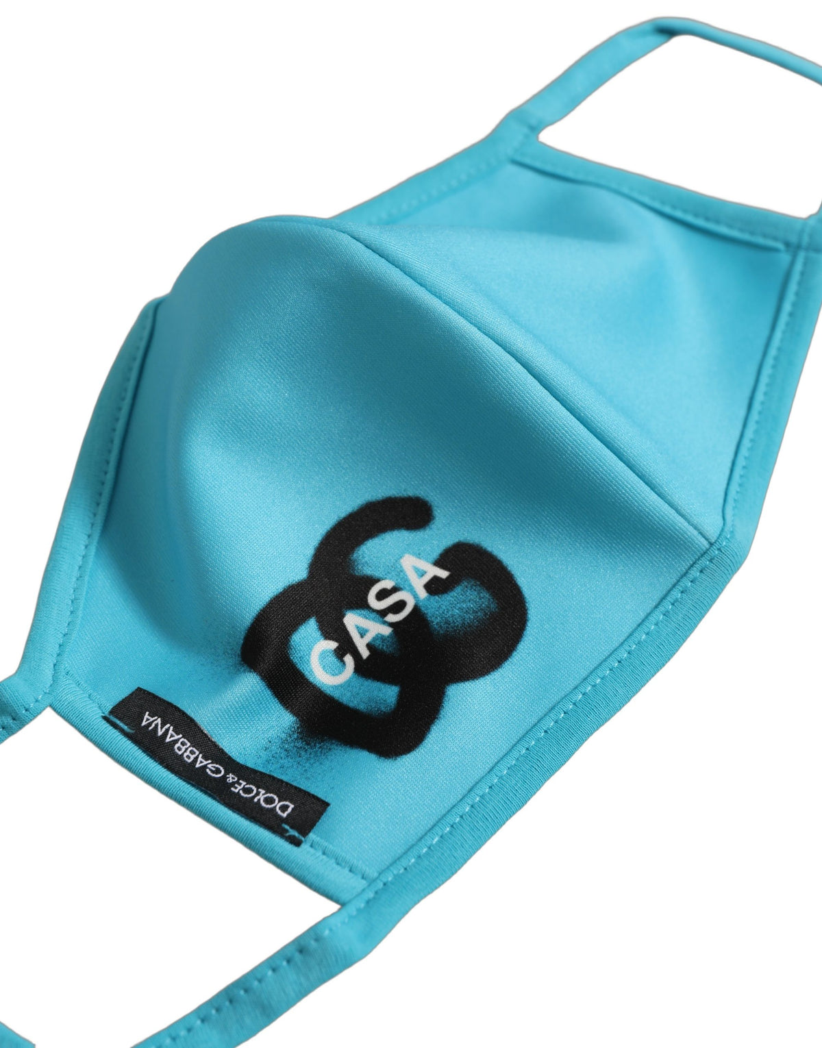 Dolce & Gabbana Blue DG CASA Logo Elastic Ear Strap Face Mask