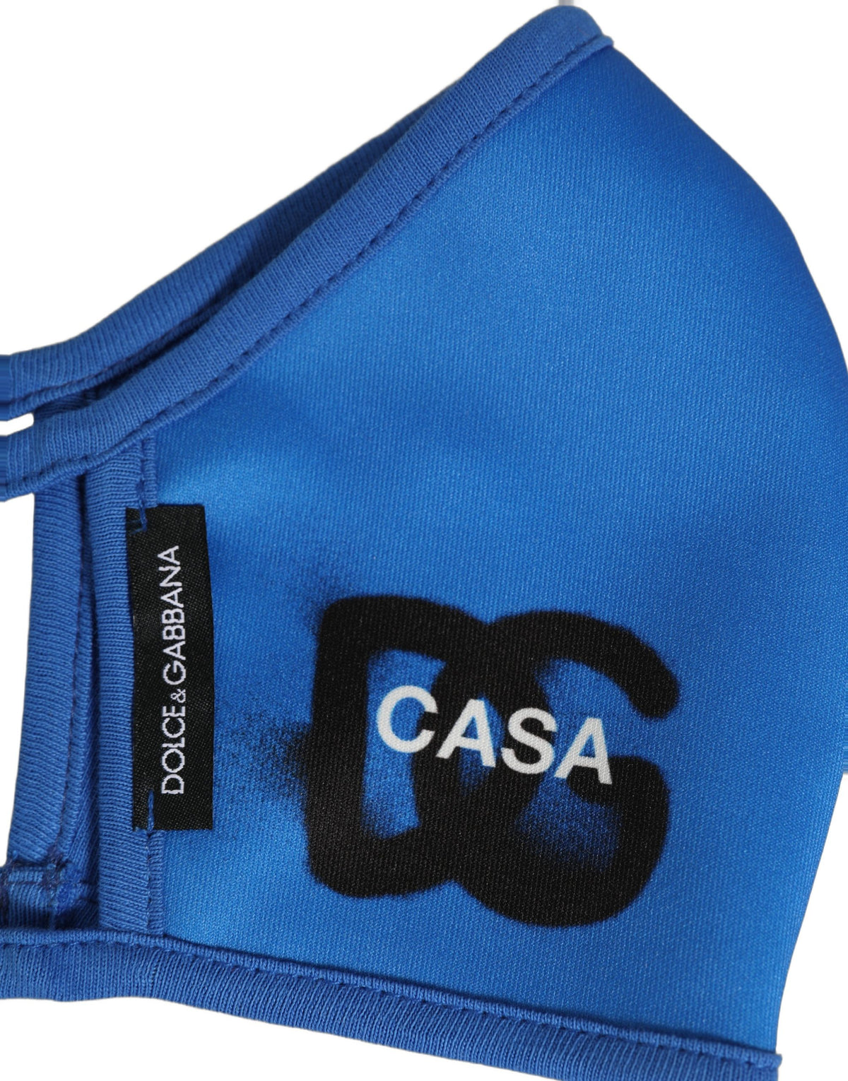 Dolce & Gabbana Blue DG CASA Logo Elastic Ear Strap Face Mask