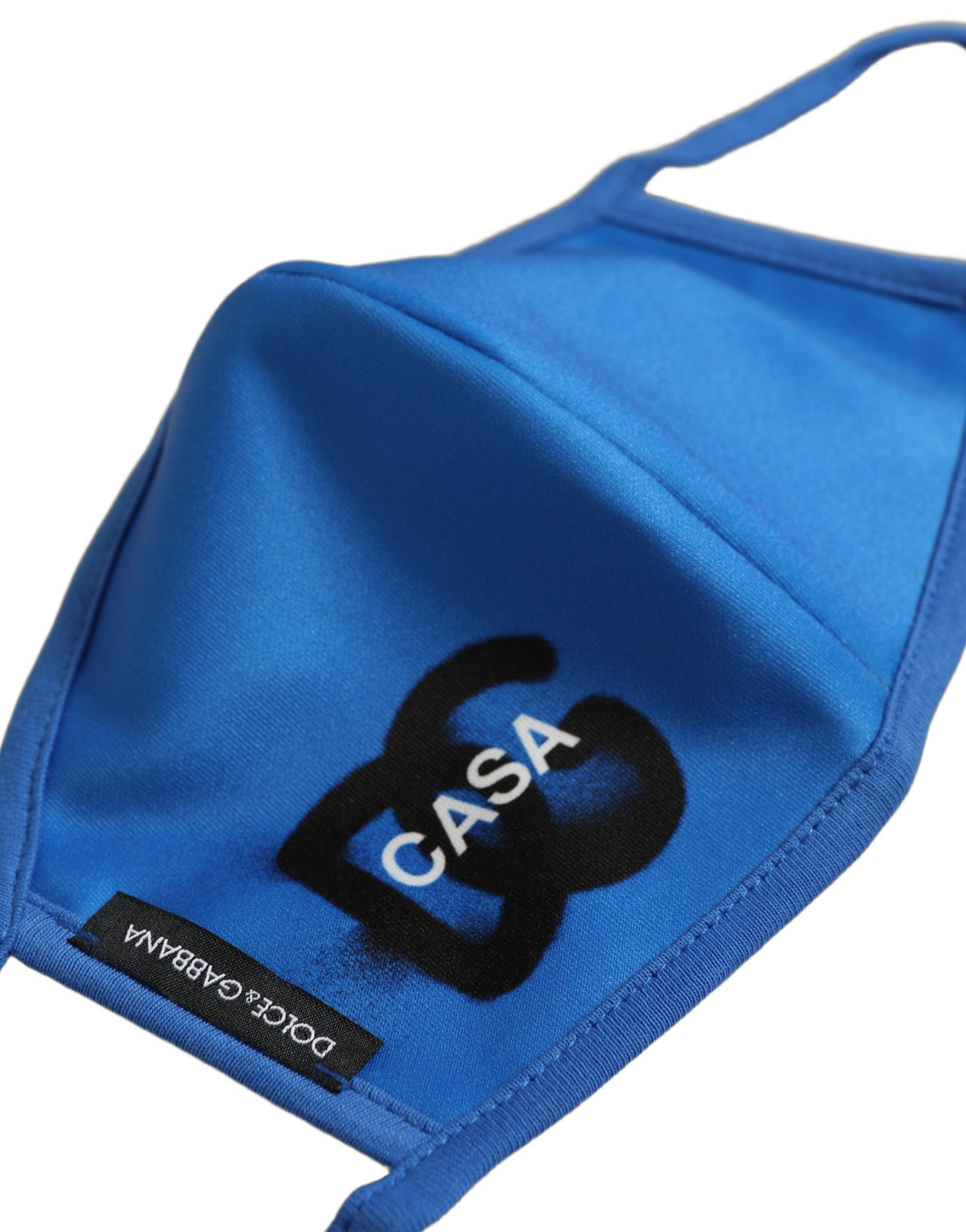 Dolce & Gabbana Blue DG CASA Logo Elastic Ear Strap Face Mask
