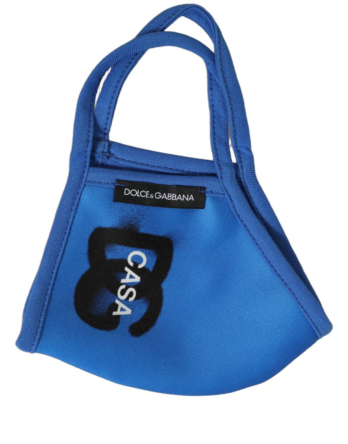 Dolce & Gabbana Blue DG CASA Logo Elastic Ear Strap Face Mask