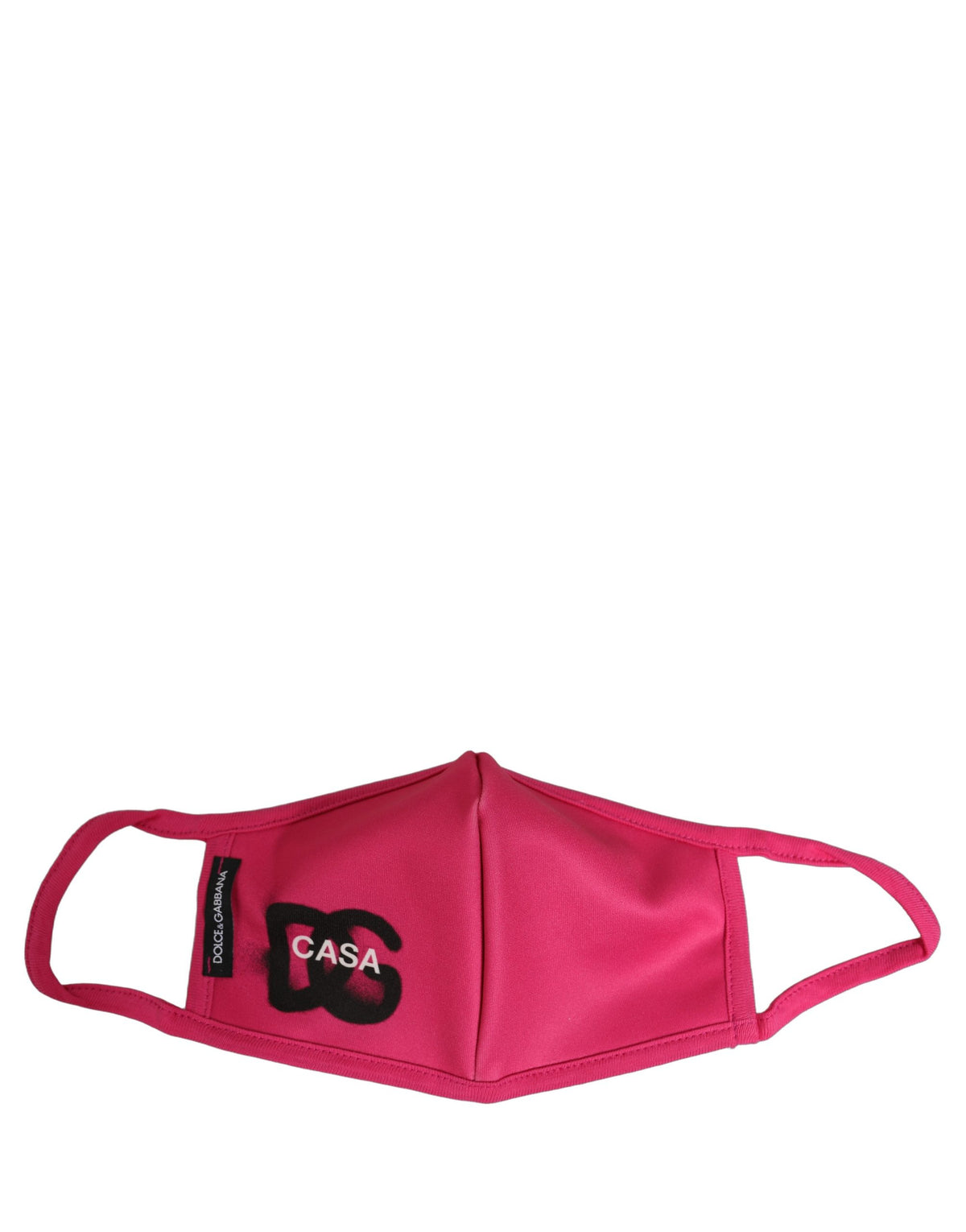 Dolce & Gabbana Pink DG CASA Logo Elastic Ear Strap Face Mask