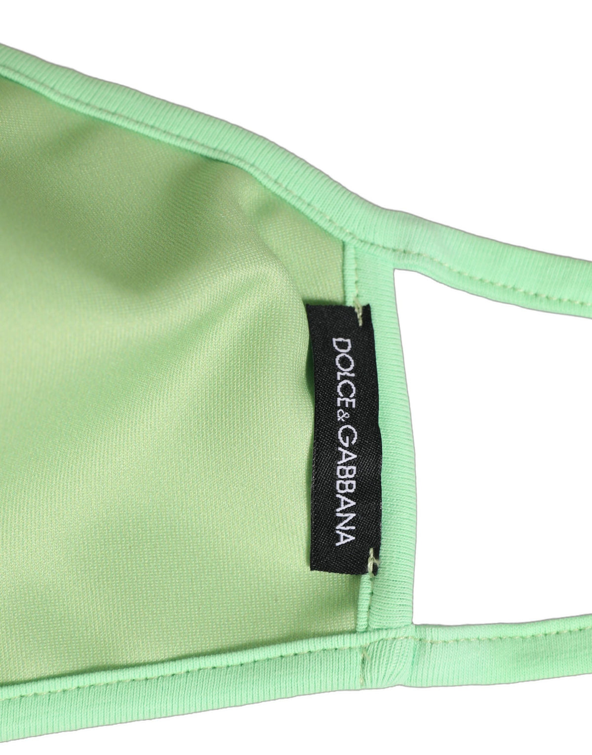 Dolce & Gabbana Green DG CASA Logo Elastic Ear Strap Face Mask
