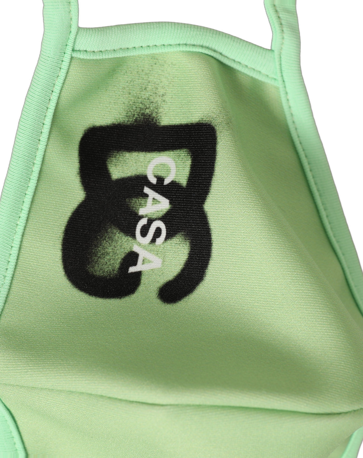 Dolce & Gabbana Green DG CASA Logo Elastic Ear Strap Face Mask