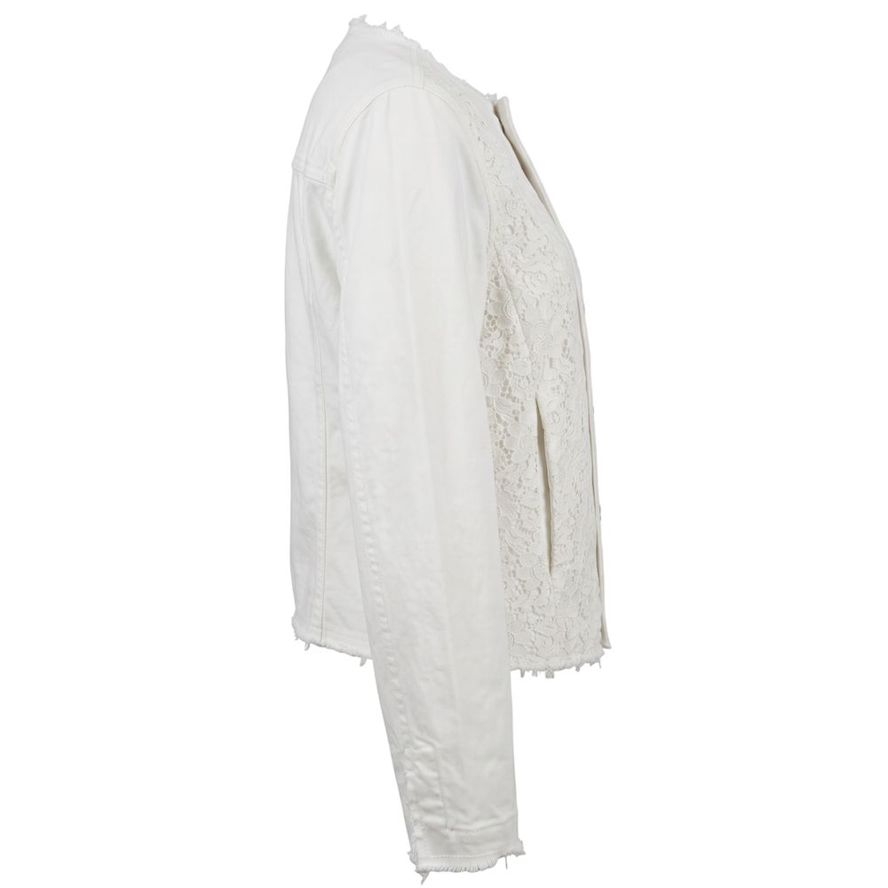 Mr&Mrs Italy White Cotton Women Jacket