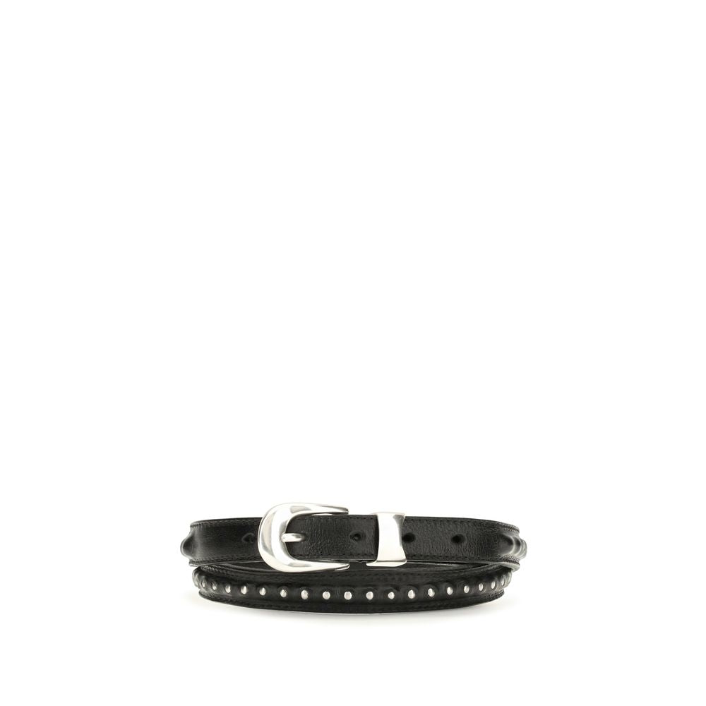Our Legacy Black Leather Regular Belt