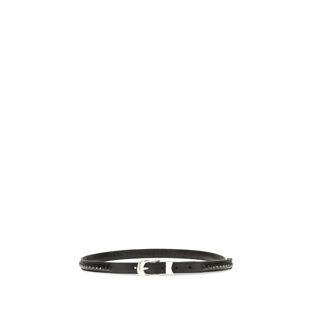 Our Legacy Black Leather Regular Belt