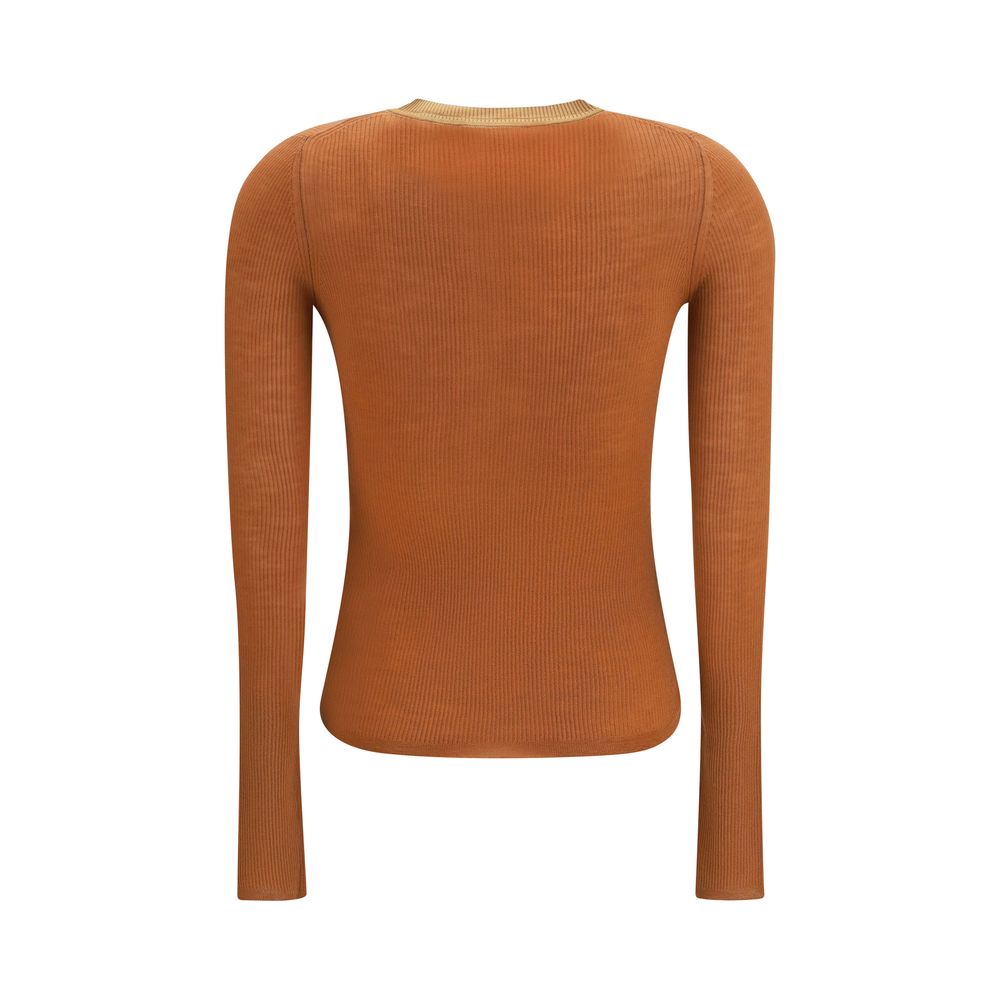 Chloé Beige Wool Oves Aries Shirt