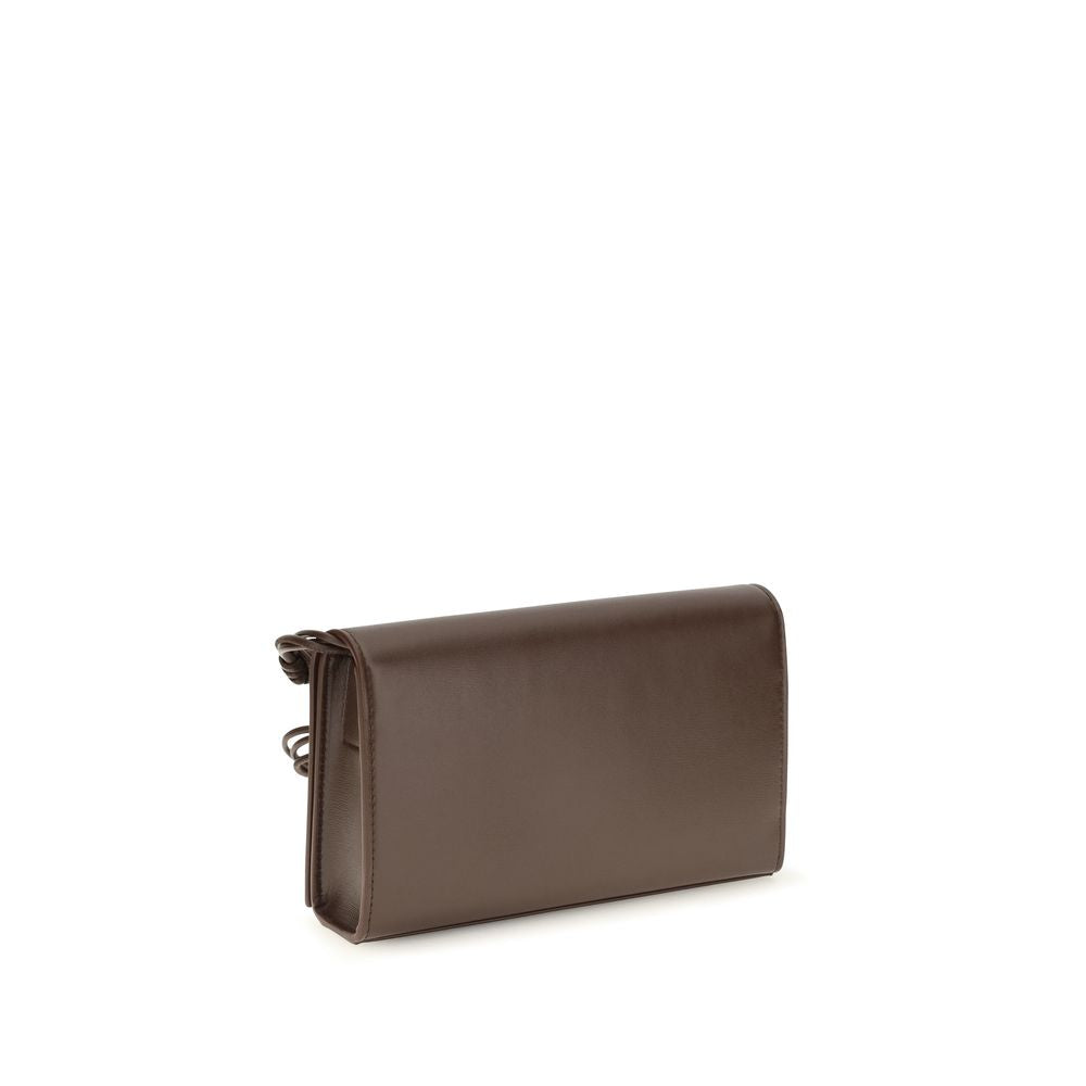 Jil Sander Brown Leather Wallet