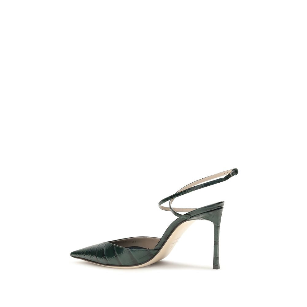 Tom Ford Bicolor Leather High Heel Pumps