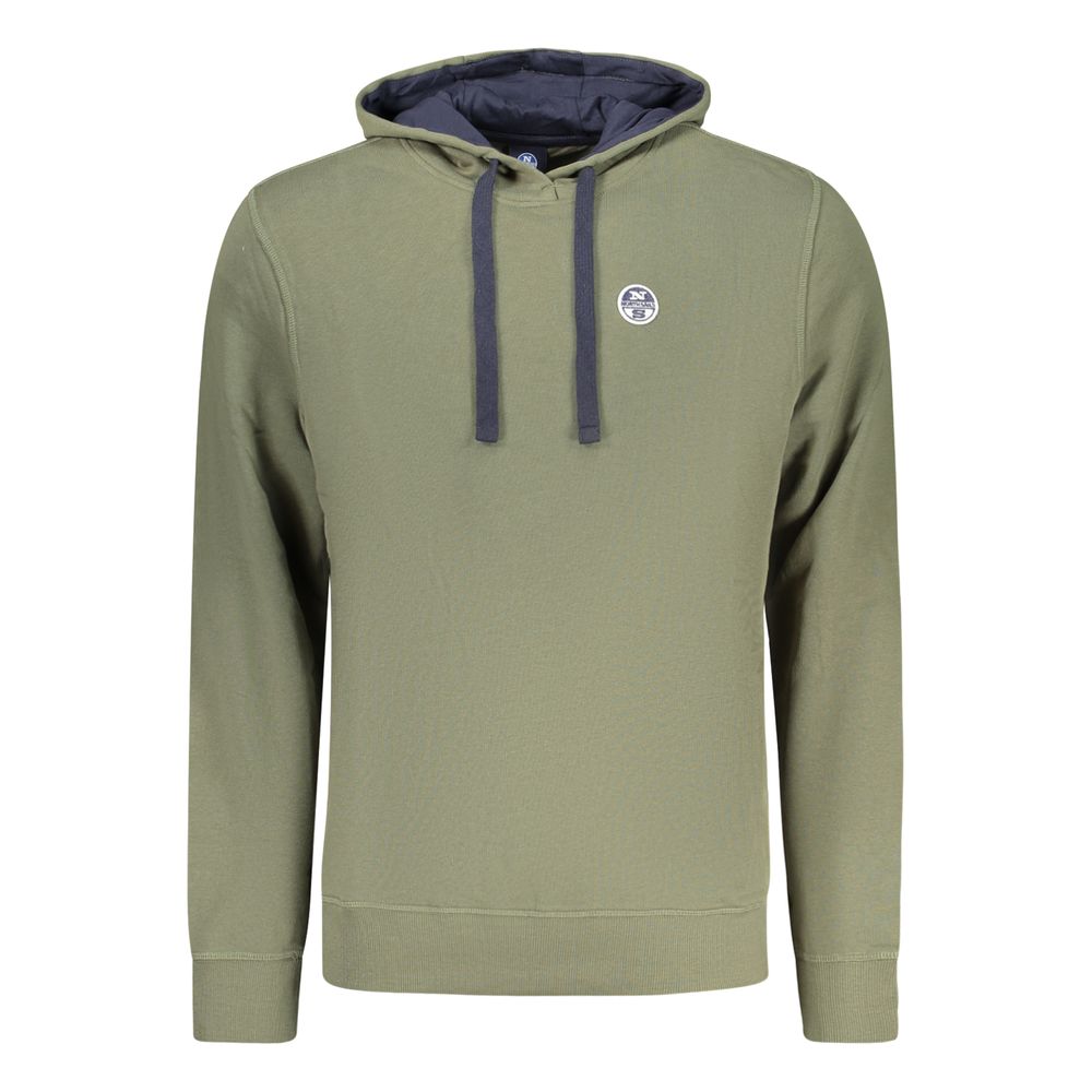 North Sails Verde Cotton Uomo Hoodie