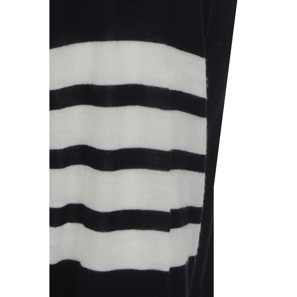Thom Browne Blue Wool Cardigan