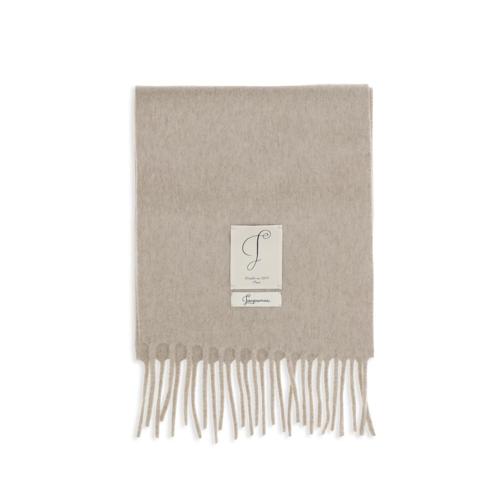 Jacquemus Beige Wool Scarf