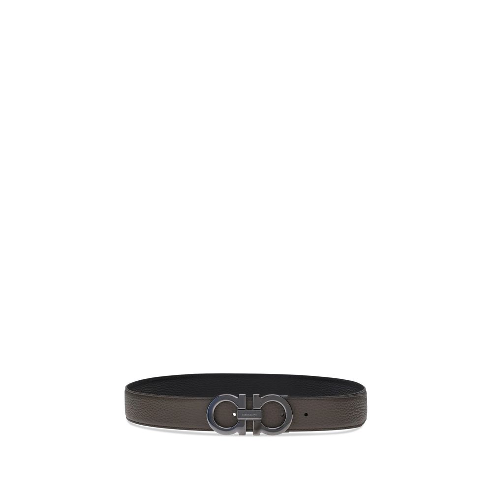 Ferragamo Brown Leather Regular Belt