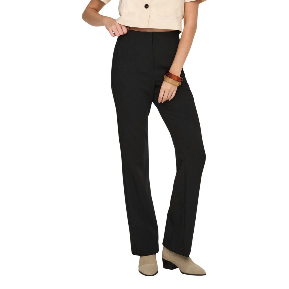 Only Black Recycled Flared Pants