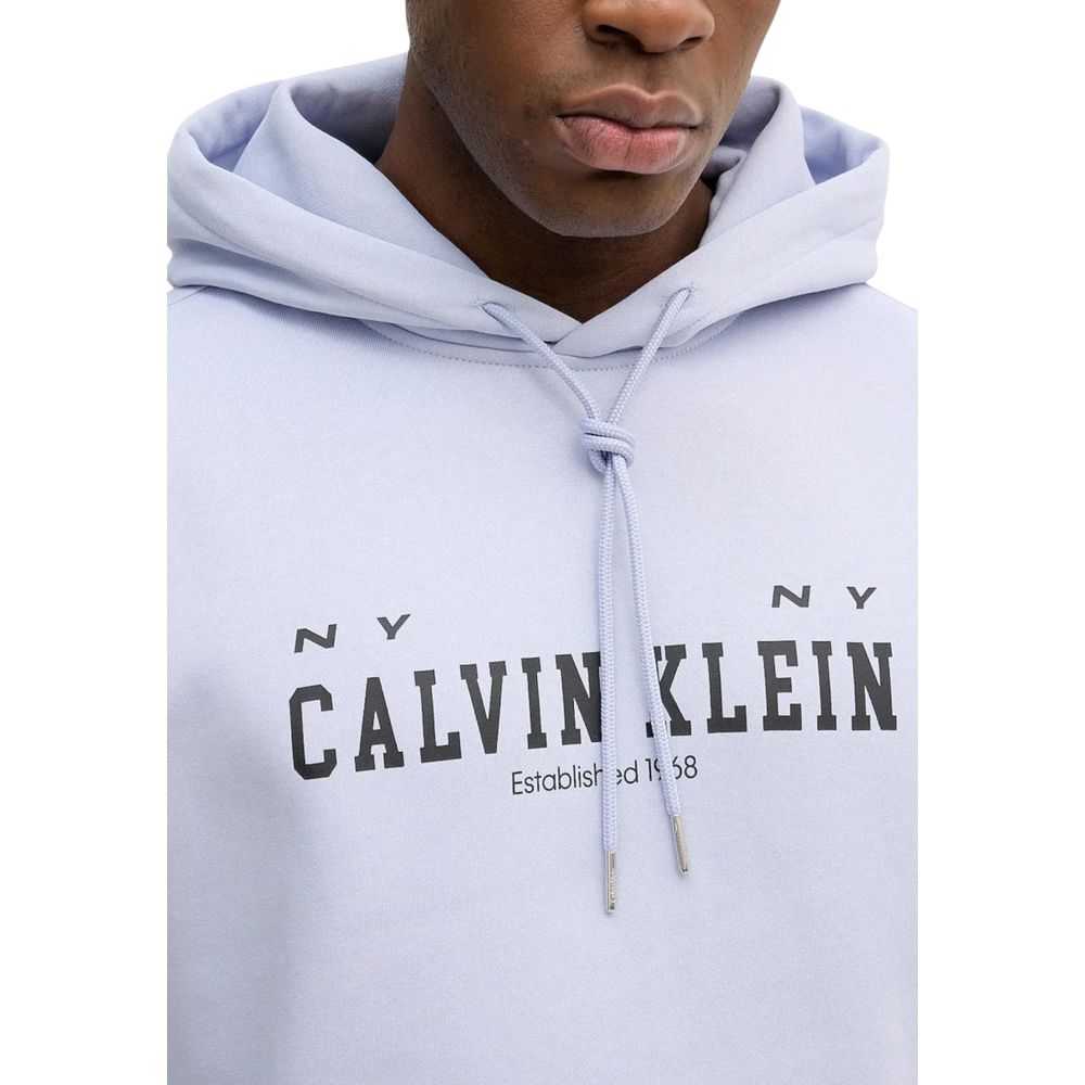 Calvin Klein Jeans Purple Cotton Hoodie
