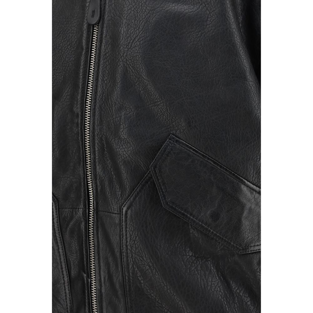 ALPHA INDUSTRIES Black skin Bomber