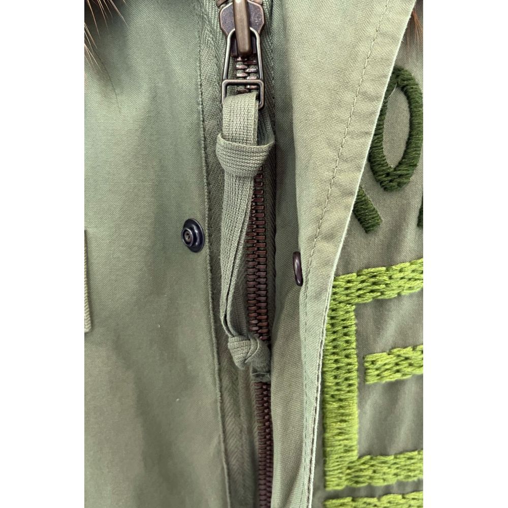 Mr&Mrs Italy Green Cotton Women's Jacket