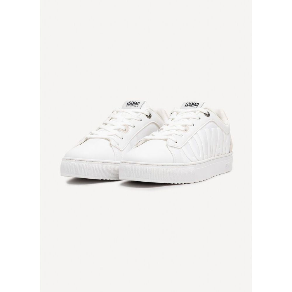 Colmar White Nylon Low Top Sneakers
