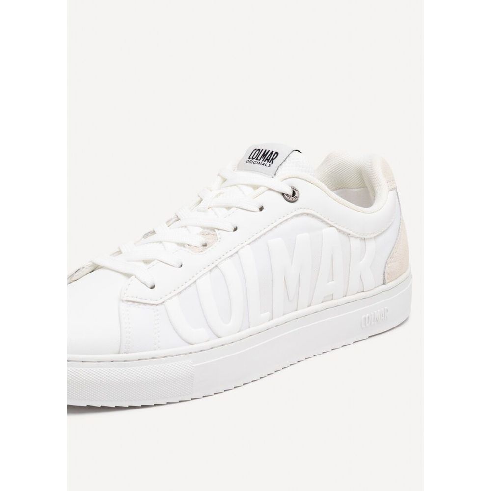 Colmar White Nylon Low Top Sneakers