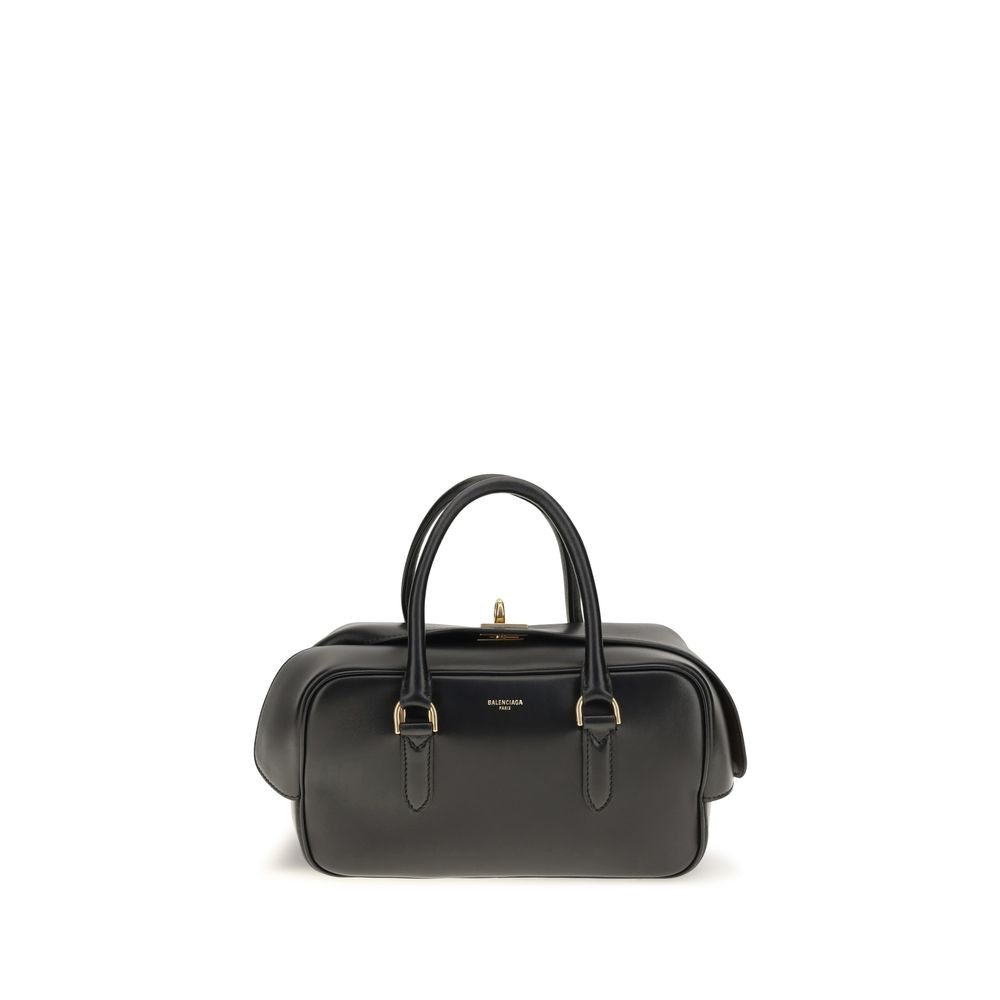 Balenciaga Black Leather Handbag