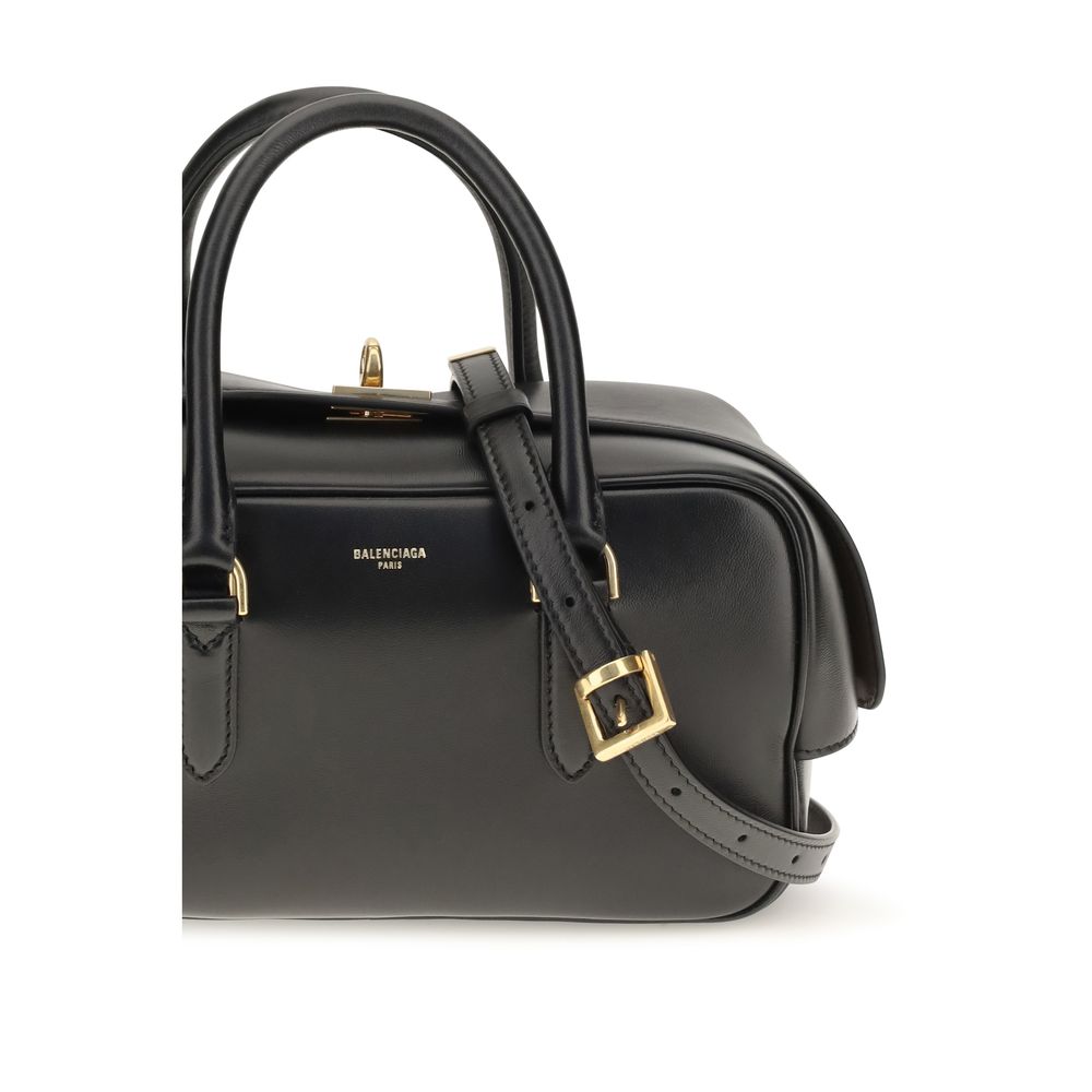 Balenciaga Black Leather Handbag