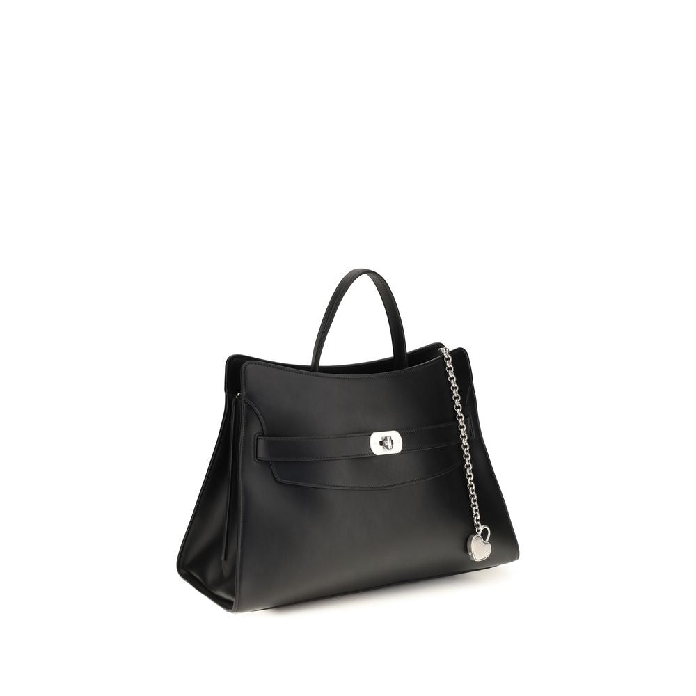 Alexander McQueen Black Leather Shoulder Bag