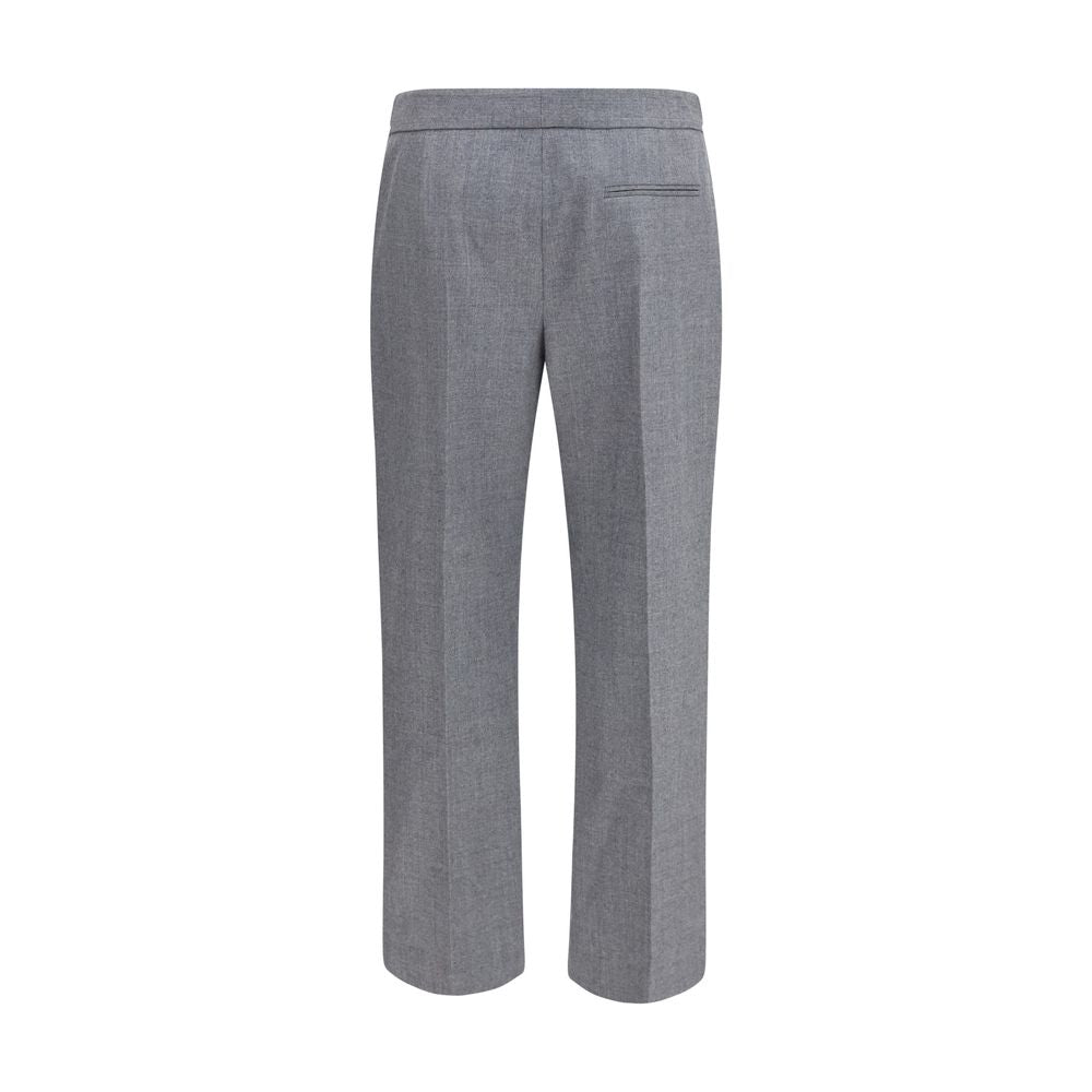 Alexander McQueen Gray Wool Casual Pants