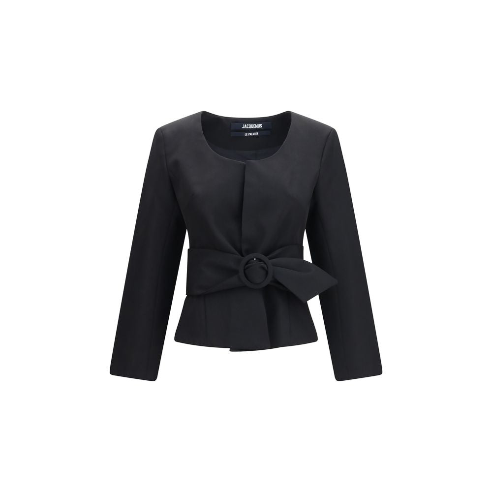 Jacquemus Black Wool Full-Length Jacket