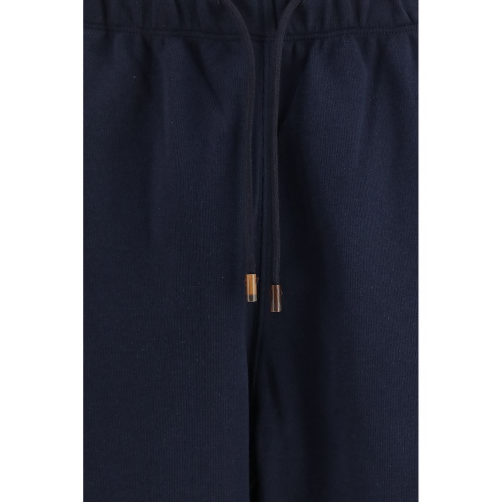 Umit Benan Blue Cotton Joggers (Workout Pants)