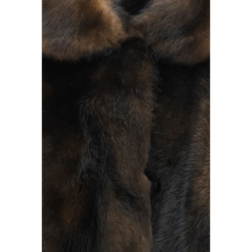 Brunello Cucinelli Brown skin Full-Length Jacket