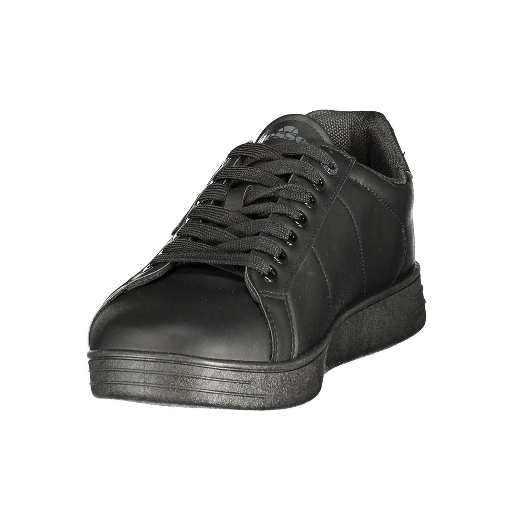 Ellesse Black Polyurethane Men's Sneaker