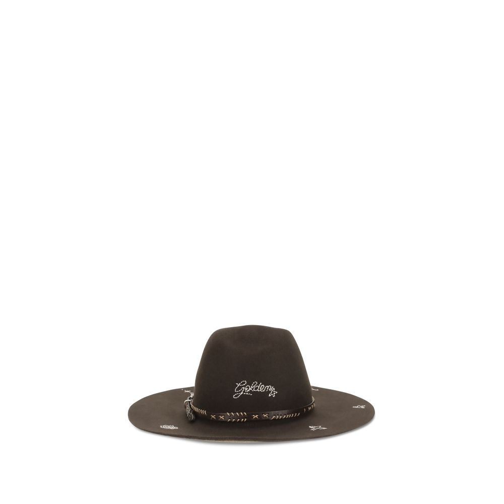 Golden Goose Brown Wool Fedora