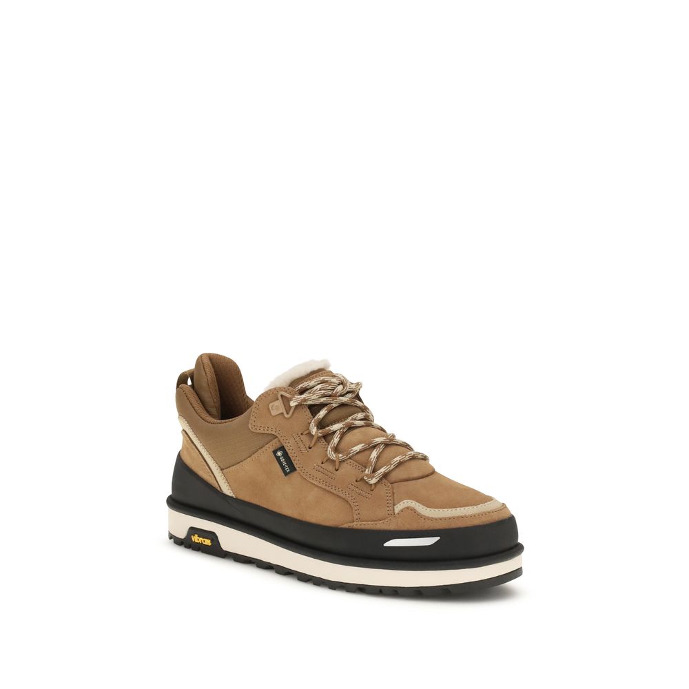 UGG Brown Leather Athletic Sneakers